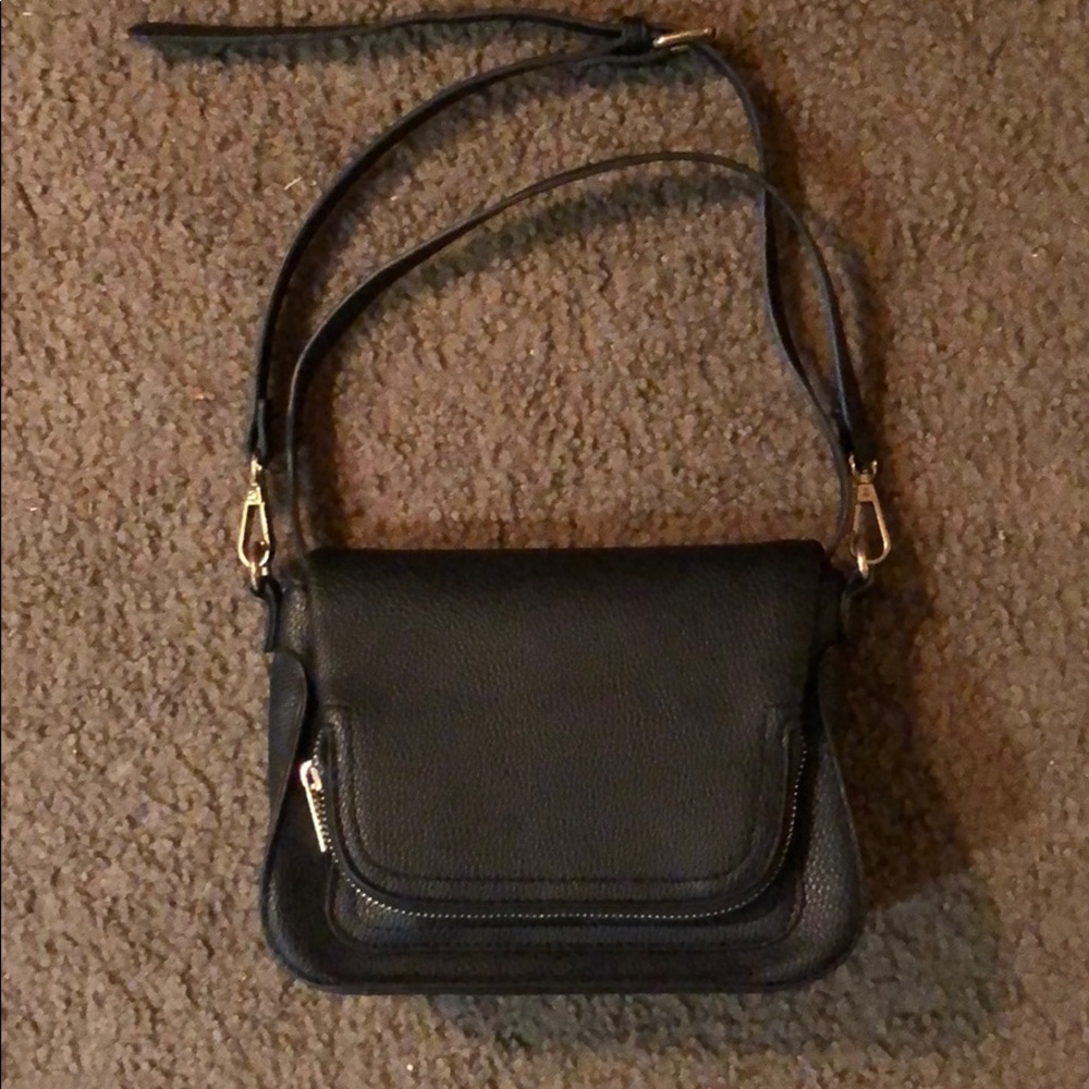 Black cross body purse